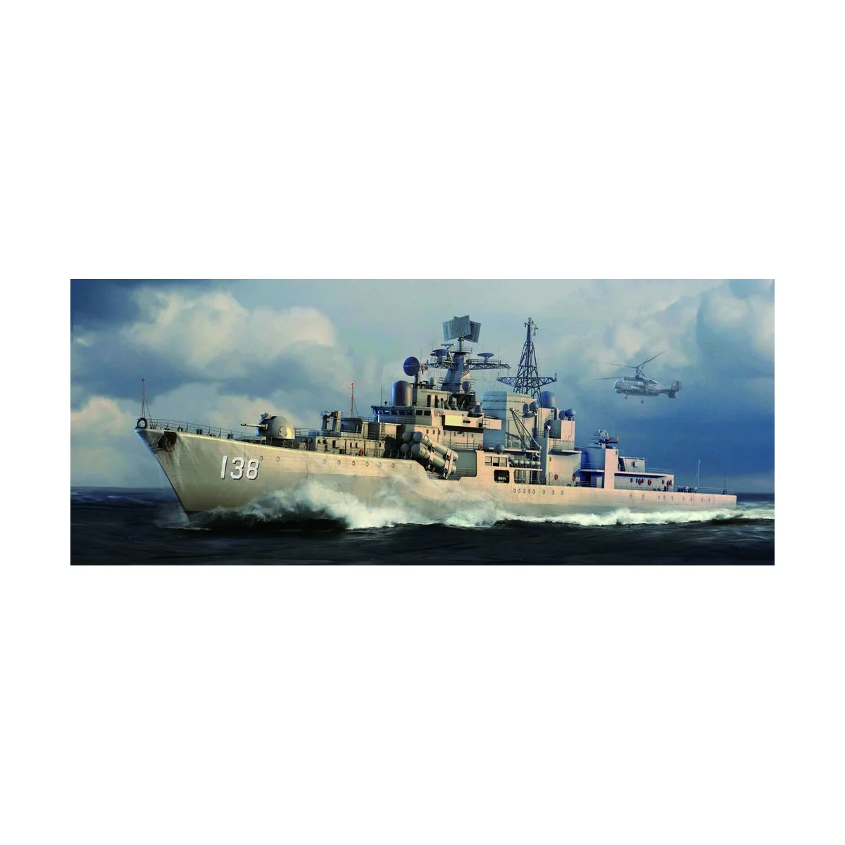 Plan DDG 138 Taizhou, 1/350 - Trumpeter 04541