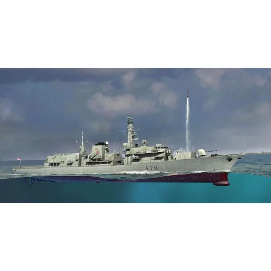 HMS TYPE 23 Frigate - Kent (F78), 1/350 - Trumpeter 04544