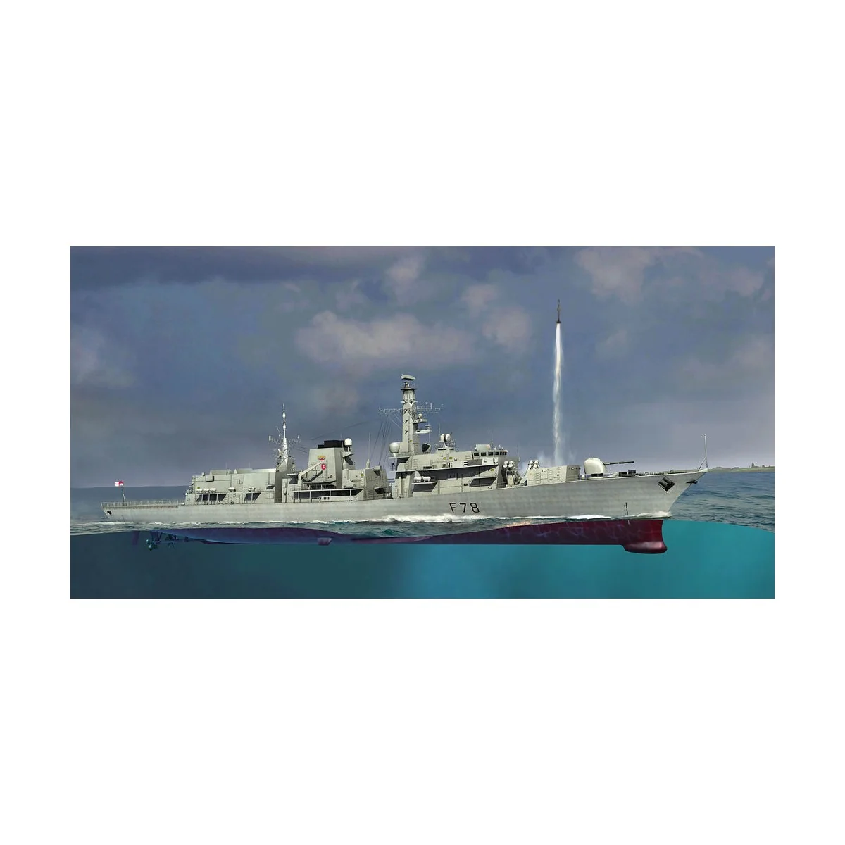 HMS TYPE 23 Frigate - Kent (F78), 1/350 - Trumpeter 04544