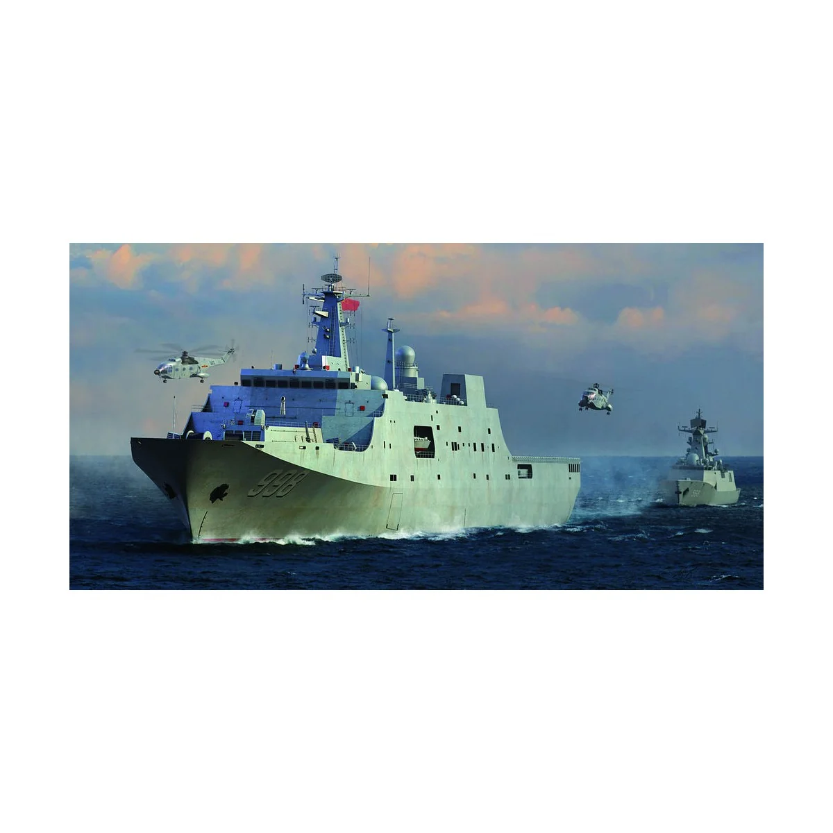 PLA Navy Type 071 Amphibious Transp.Dock, 1/350 - Trumpeter 04551 PLA Navy Type 071 Amphibious Transp.Dock, 1/350 - Trumpeter 04551