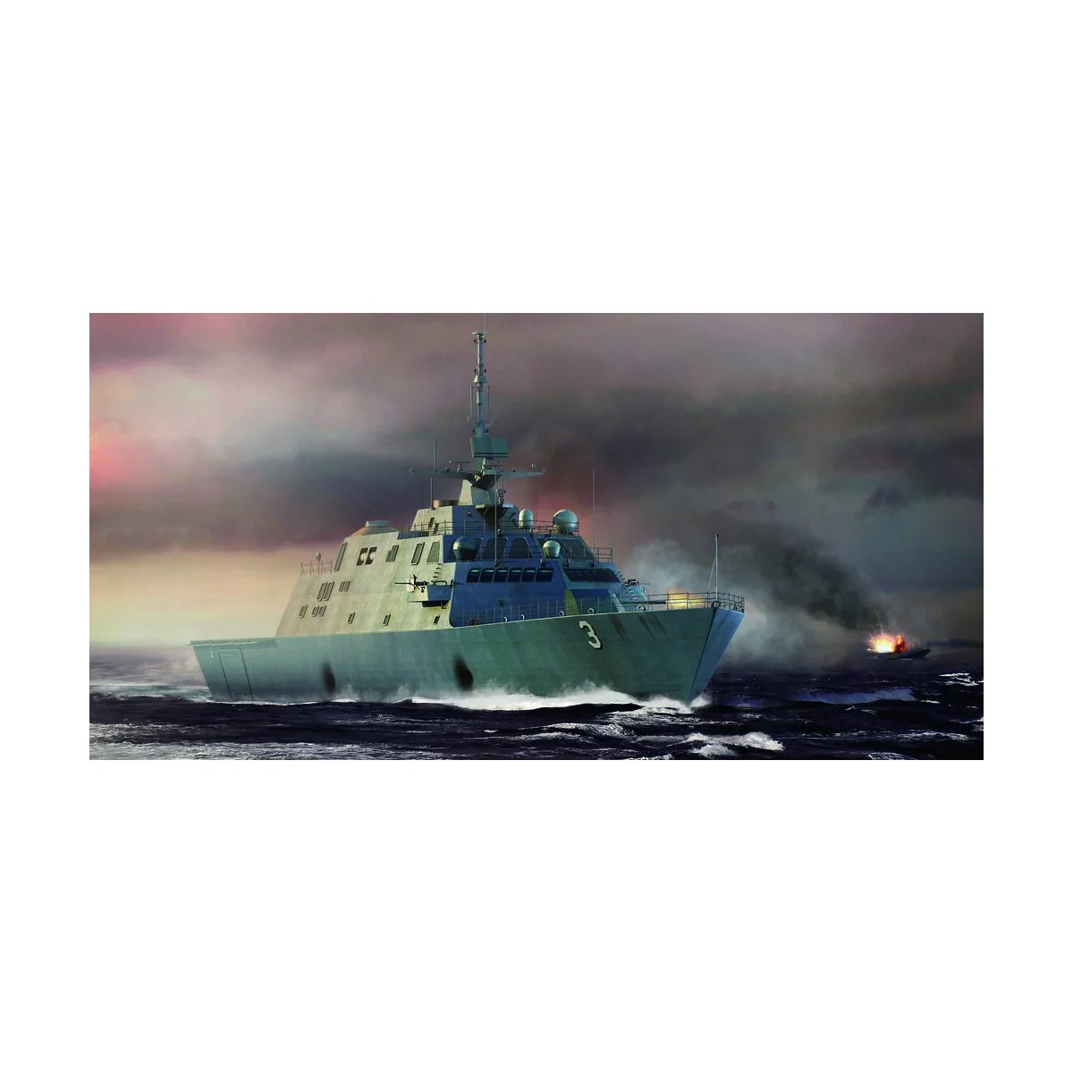USS Forth Worth (LCS-3), 1/350 - Trumpeter 04553