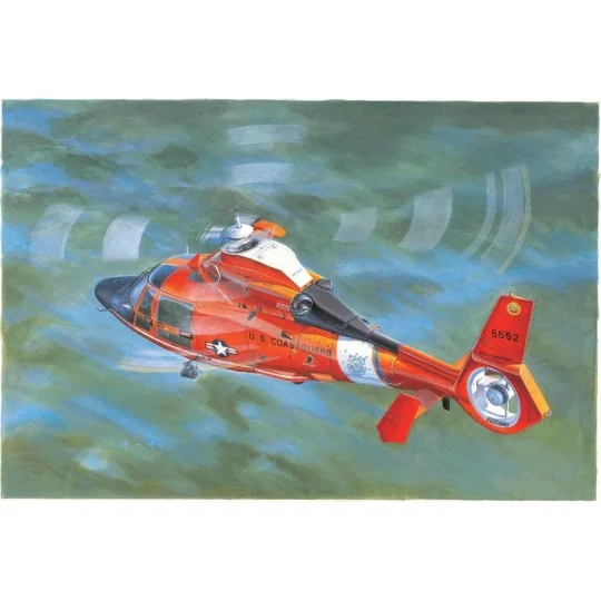 US Coast Guard HH-65C Dolphin Helicopter, 1/35 - Trumpeter 05107