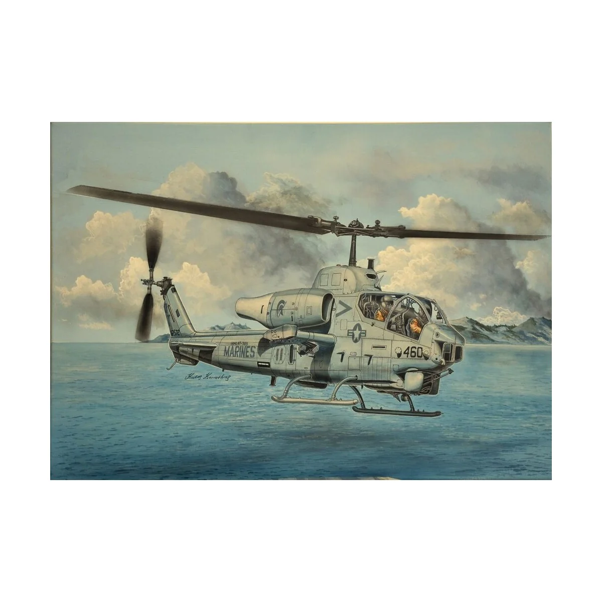 AH-1W Super Cobra (Turned Exhaust), 1/35 - Trumpeter 05117 AH-1W Super Cobra (Turned Exhaust), 1/35 - Trumpeter 05117