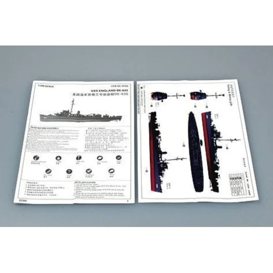 USS England DE-635, 1/350 - Trumpeter 05305 USS England DE-635, 1/350 - Trumpeter 05305