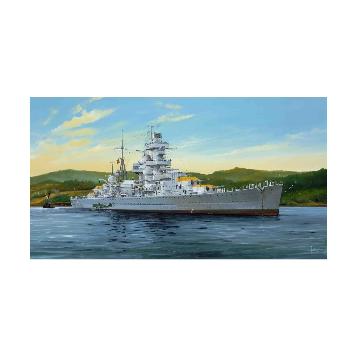 German Cruiser Admiral Hipper 1941, 1/350 - Trumpeter 05317