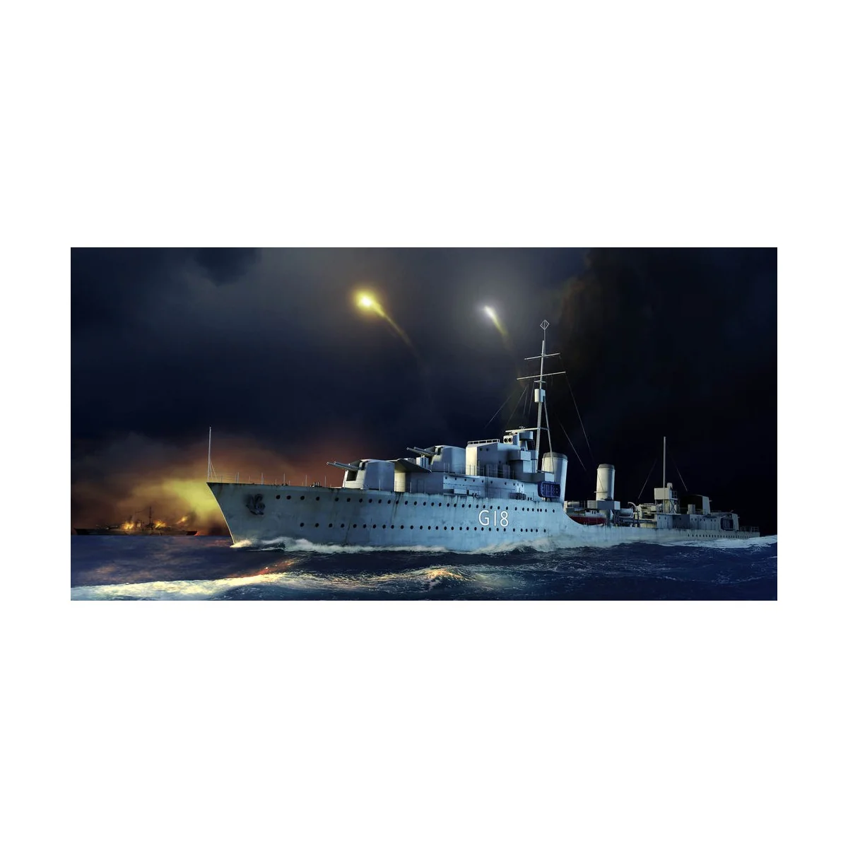 HMS Zulu Destroyer 1941, 1/350 - Trumpeter 05332