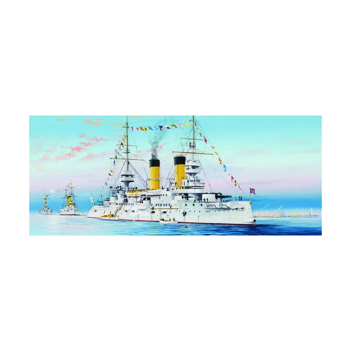Russian Navy Tsesarevich Battleship 1904, 1/350 - Trumpeter 05338