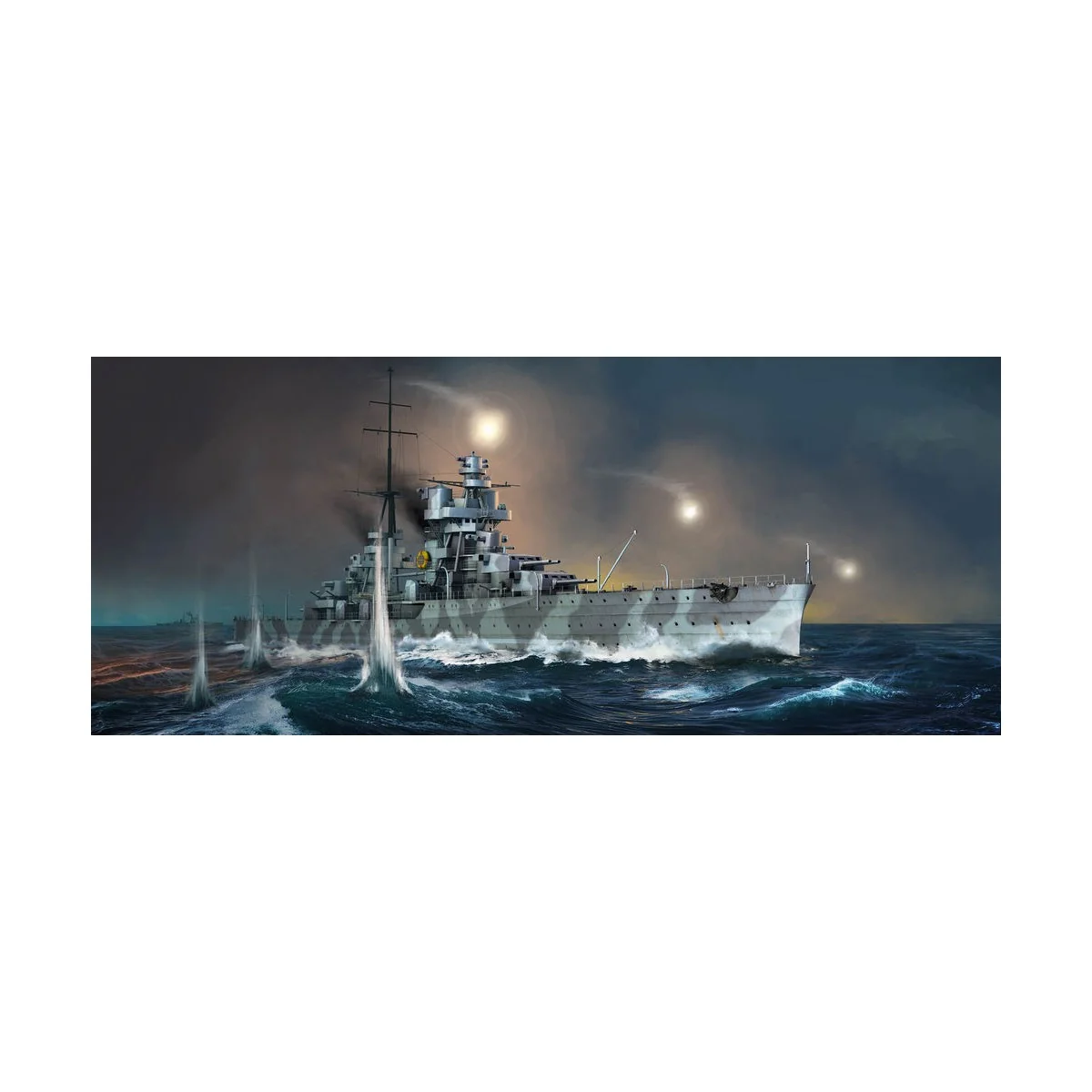Italian Heavy Cruiser Fiume, 1/350 - Trumpeter 05348