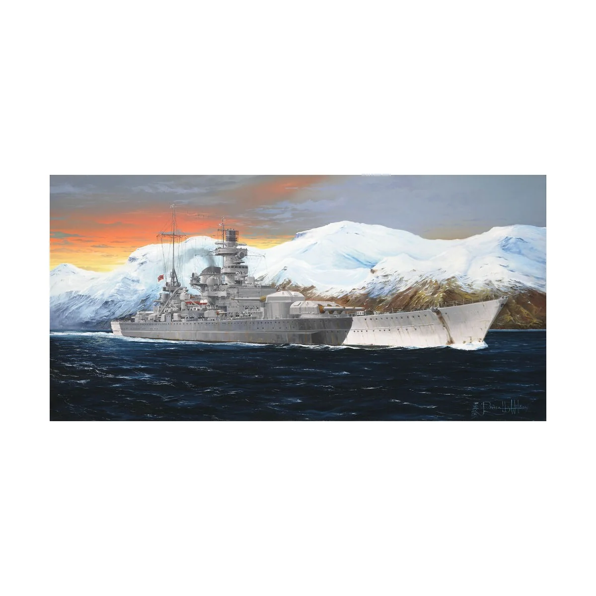 German Scharnhorst Battleship - Trumpeter 05361