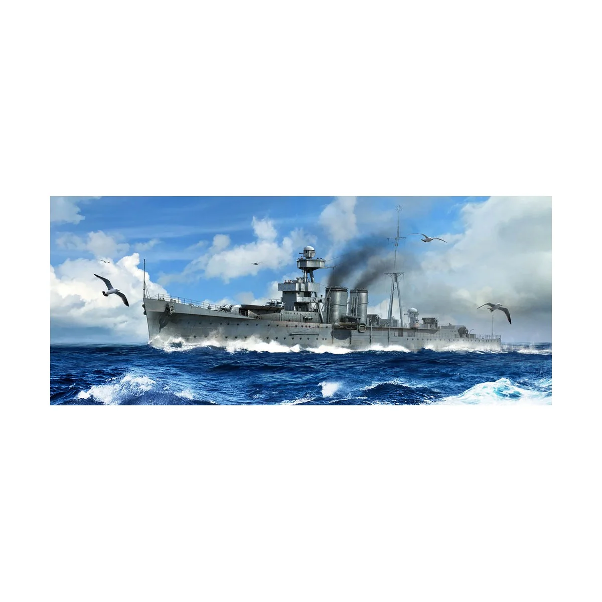 HMS Calcutta, 1/350 - Trumpeter 05362 HMS Calcutta, 1/350 - Trumpeter 05362