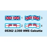 HMS Calcutta, 1/350 - Trumpeter 05362 HMS Calcutta, 1/350 - Trumpeter 05362