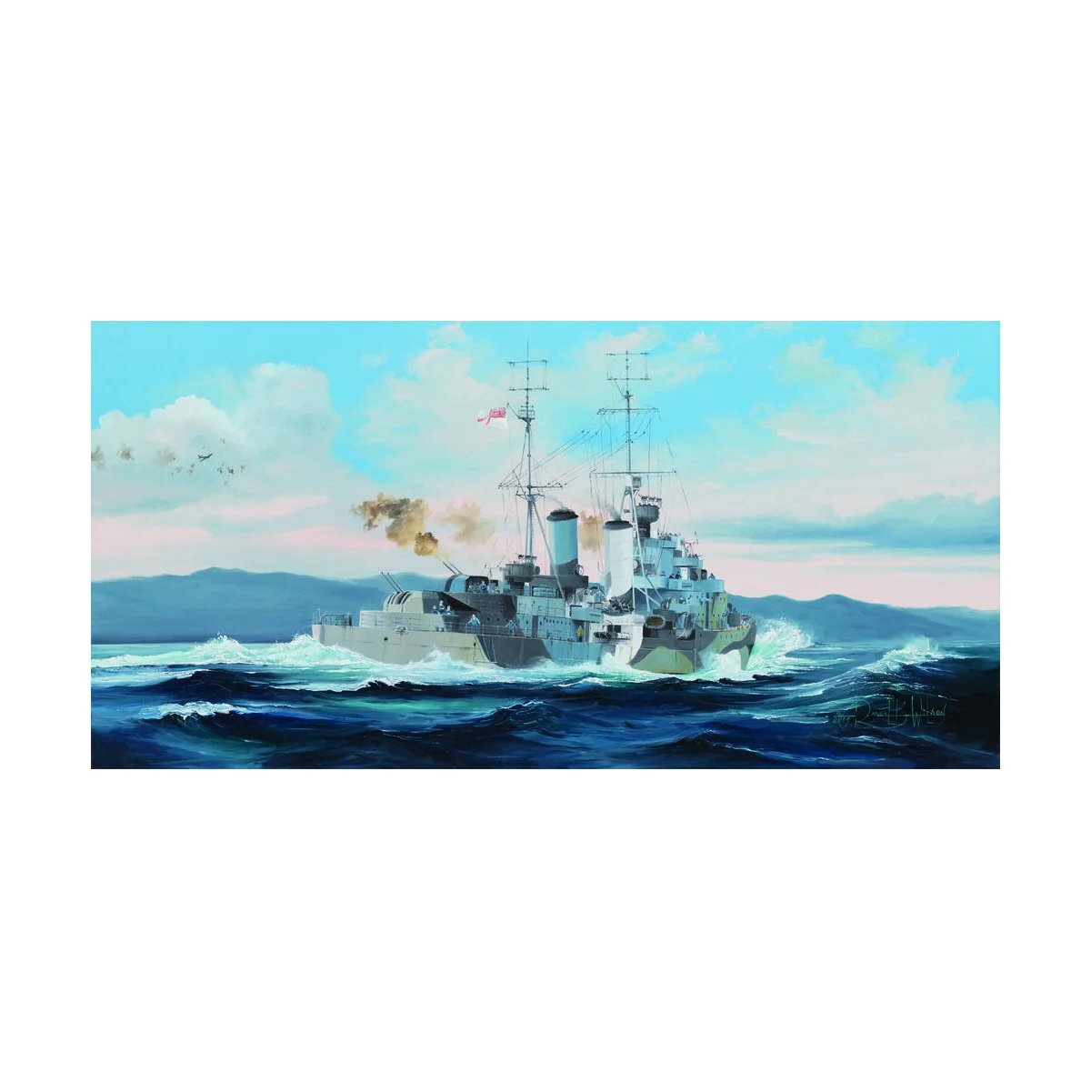 HMS Scylla, 1/350 - Trumpeter 05368