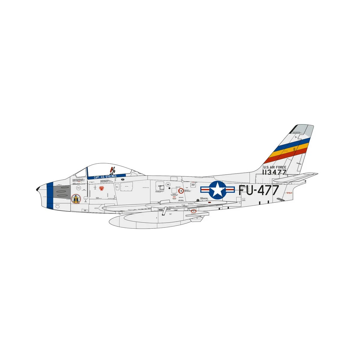 North American F-86F Sabre, 1/48 - Airfix A08111
