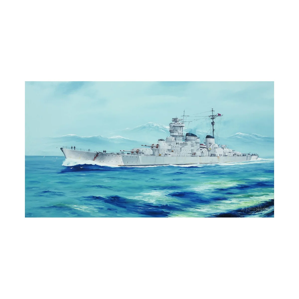 DKM O Class Battlecruiser Barbarossa - Trumpeter 05370