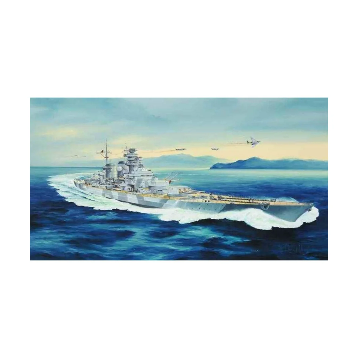 DKM h Class Battleship, 1/350 - Trumpeter 05371