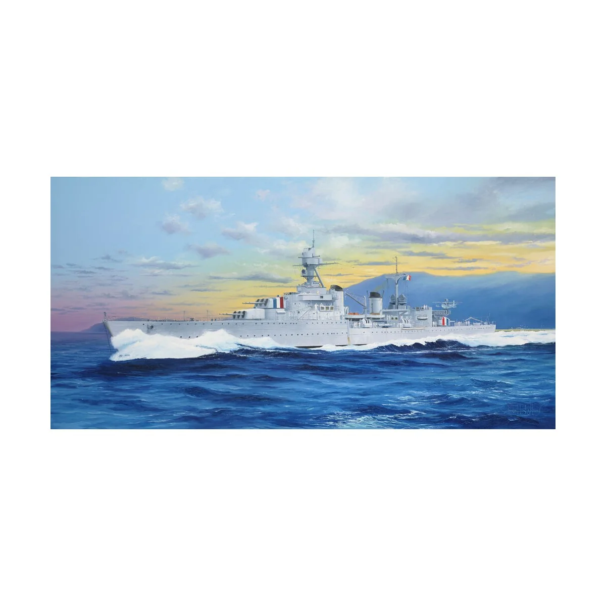 French Light Cruiser Marseillaise, 1/350 - Trumpeter 05374