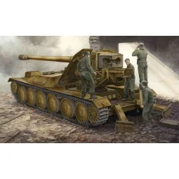 12, 8cm PAK 44 Waffenträger Krupp 1, 1/35 - Trumpeter 05523