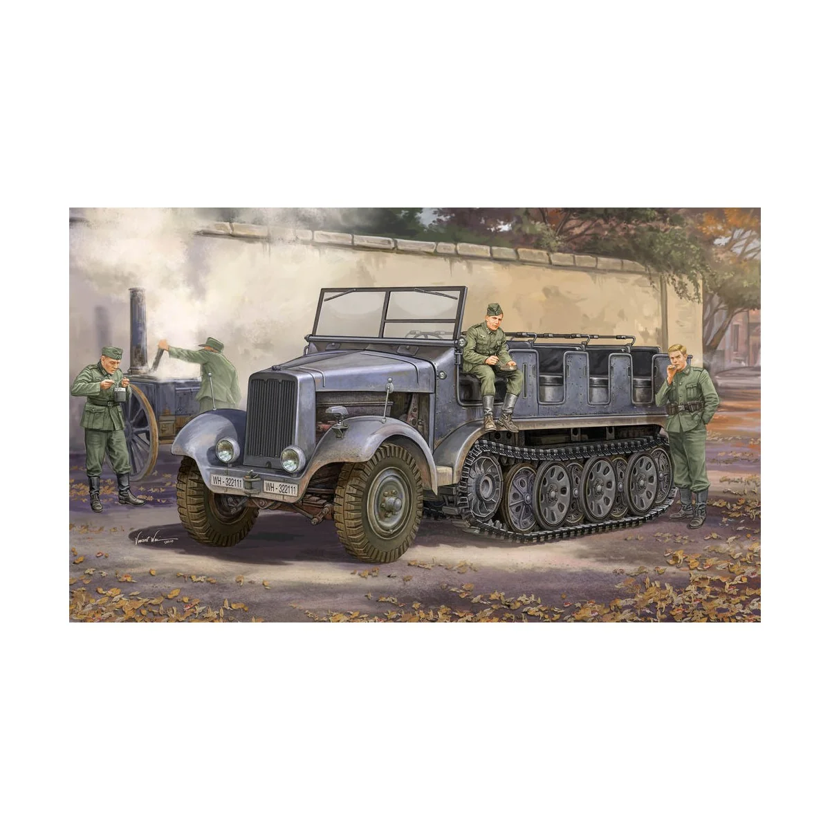 German Sd.Kfz.6 Halbk.zugm. Pionierausf., 1/35 - Trumpeter 05530