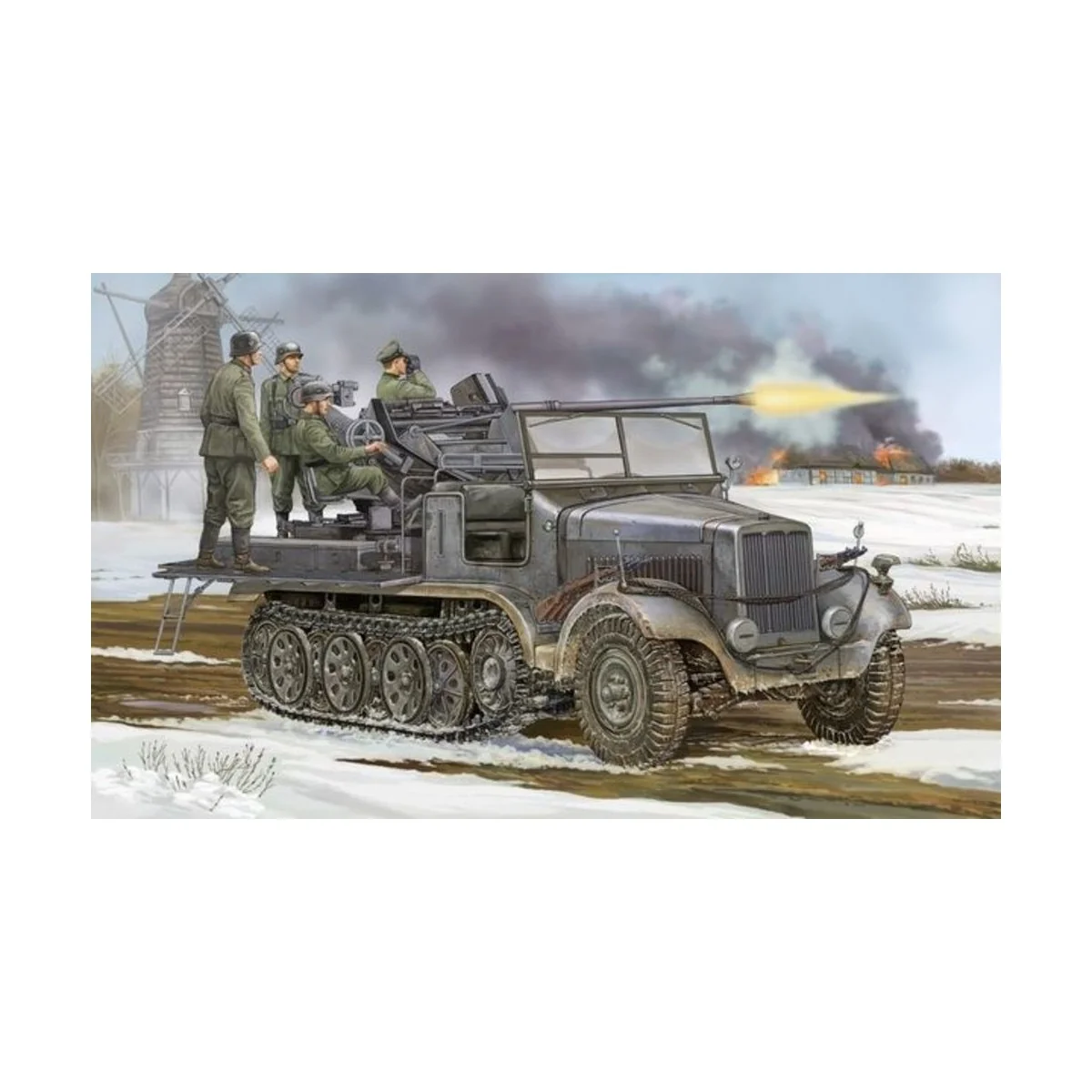 Ger. Sd.Kfz.6/2 3,7cm Flak 37 auf Selbst - Trumpeter 05532