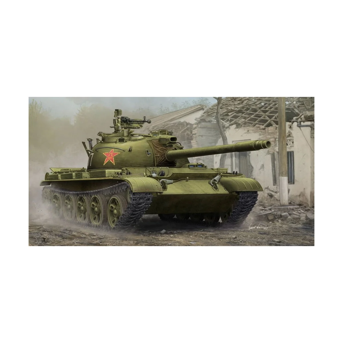 PLA Type 62 light Tank, 1/35 - Trumpeter 05537 PLA Type 62 light Tank, 1/35 - Trumpeter 05537