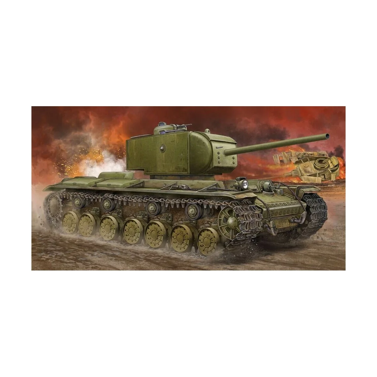 Trumpeter - KV-220 Russian Tiger Super Heavy Tank - 05553