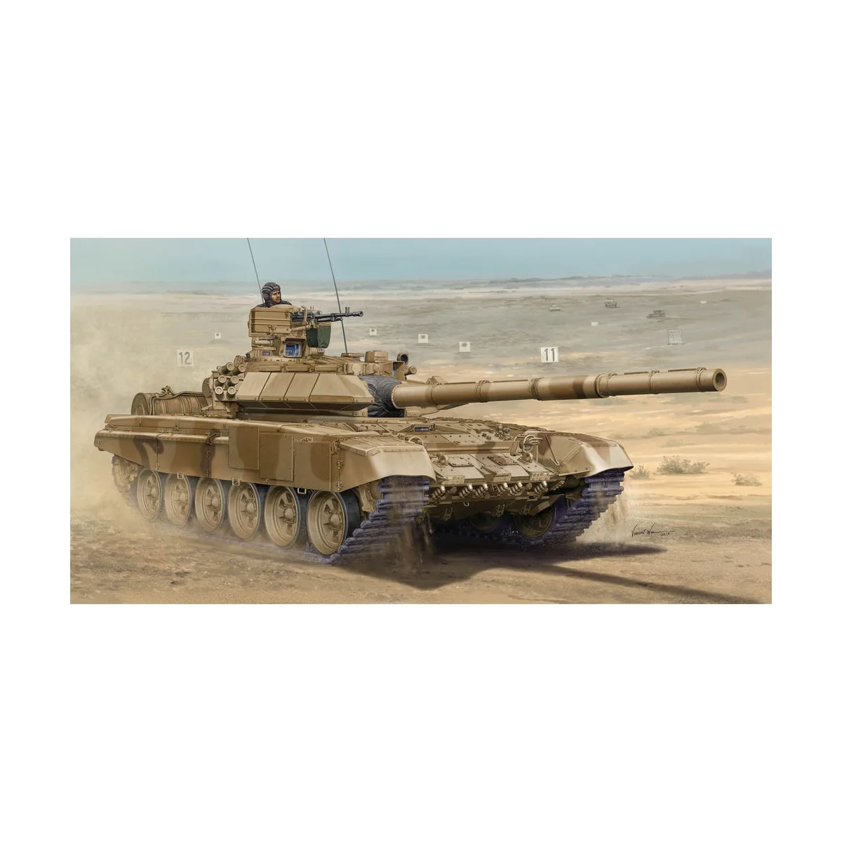 Trumpeter - Rusian T-90C MBT-Welded Turret - 05563