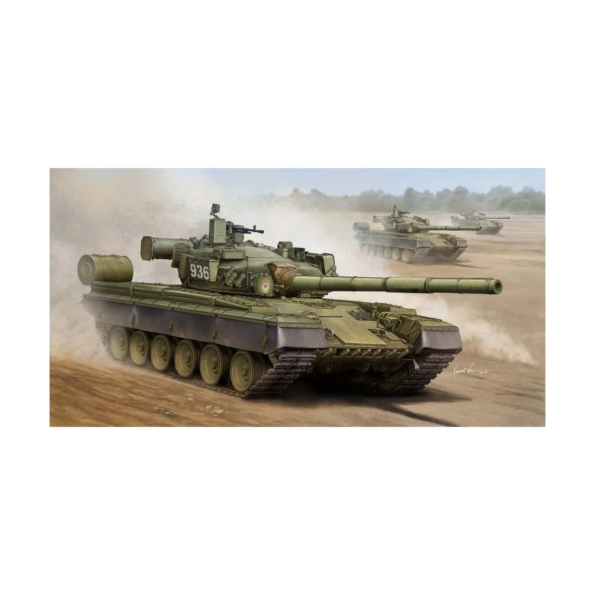 Russian T-8oB MBT, 1/35 - Trumpeter 05565