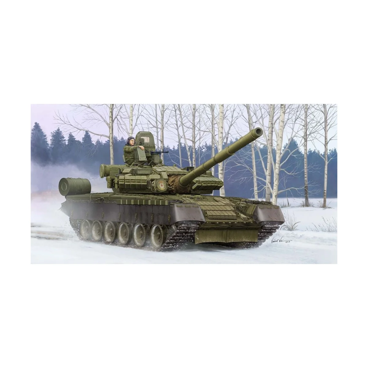 Russian T-80BV MBT, 1/35 - Trumpeter 05566 Russian T-80BV MBT, 1/35 - Trumpeter 05566