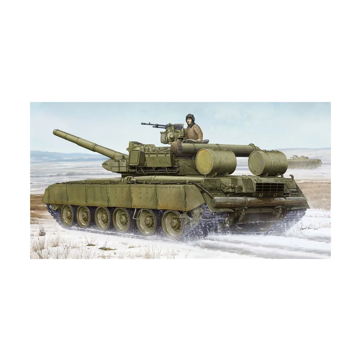 Russian T-80 BVD MBT, 1/35 - Trumpeter 05581