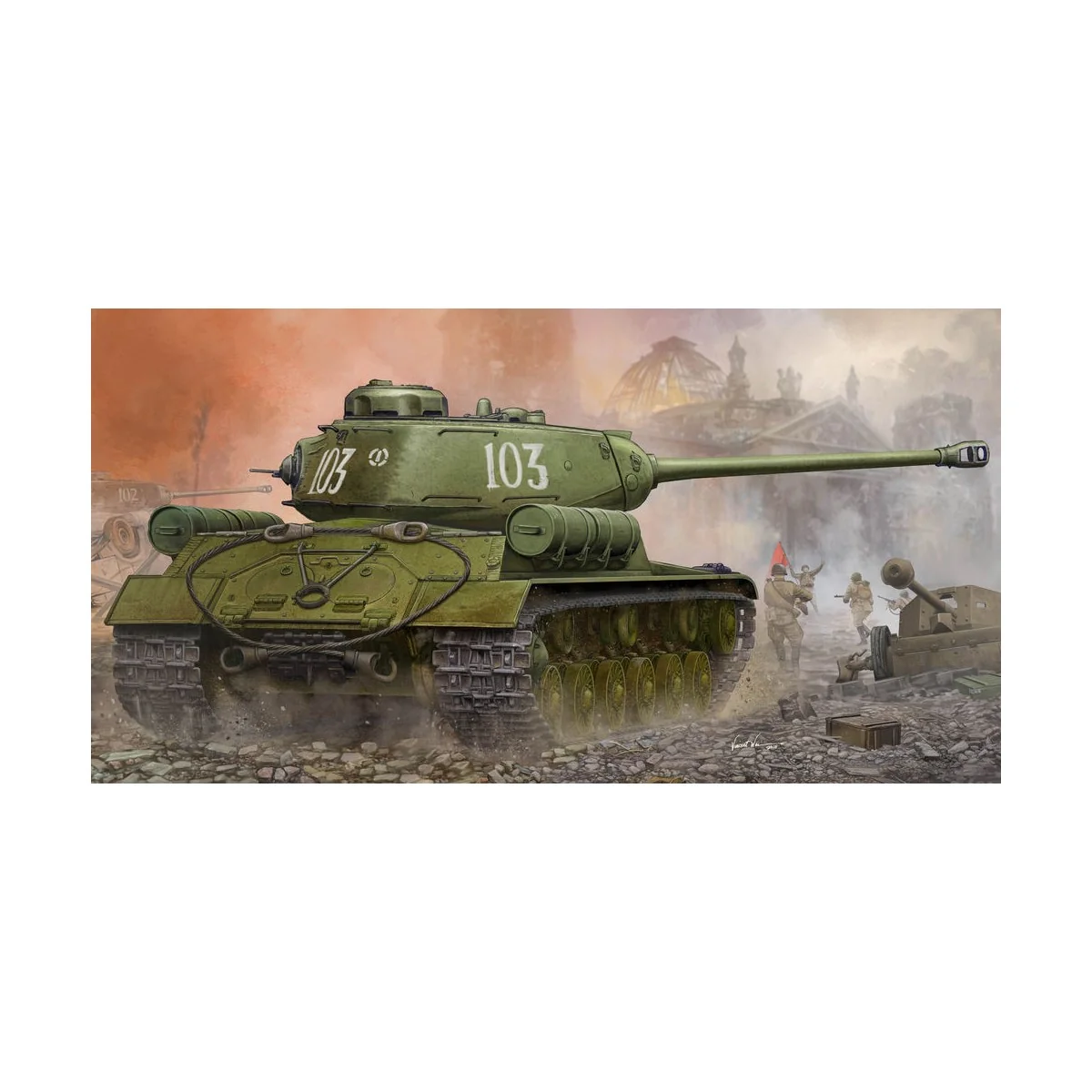 Soviet JS-2 Heavy Tank, 1/35 - Trumpeter 05588