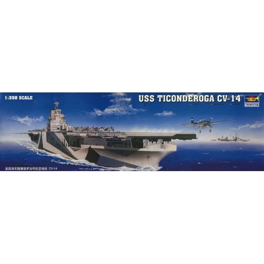 Flugzeugträger USS Ticonderoga CV-14, 1/350 - Trumpeter 05609