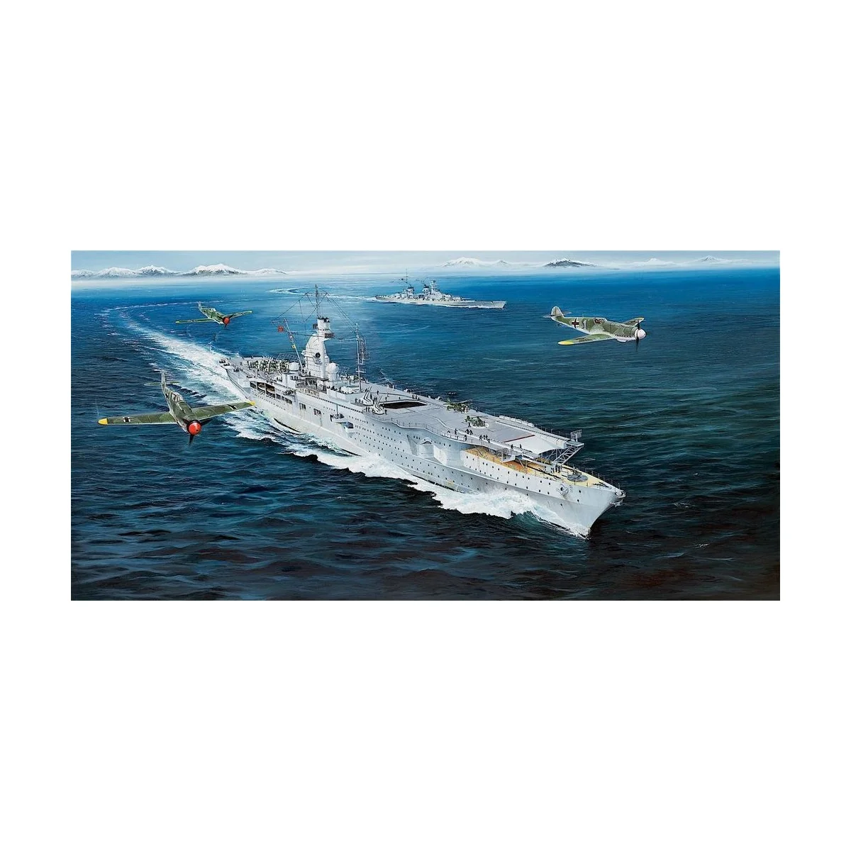 German Navy Aircraft Carrier DKM Peter Strasser - Trumpeter 05628
