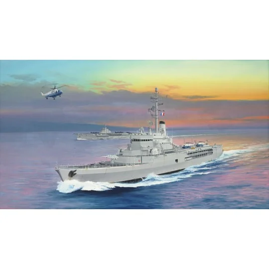 French Navy Helicopter Cruiser Jeanne d’Arc 1964, 1/350 - Trumpeter...