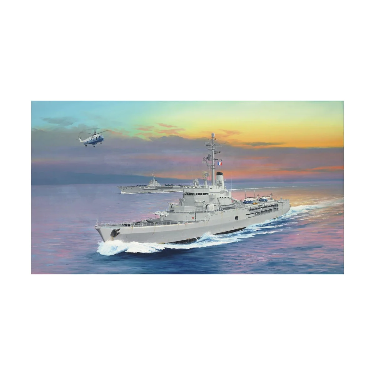 French Navy Helicopter Cruiser Jeanne d’Arc 1964 - Trumpeter 05636