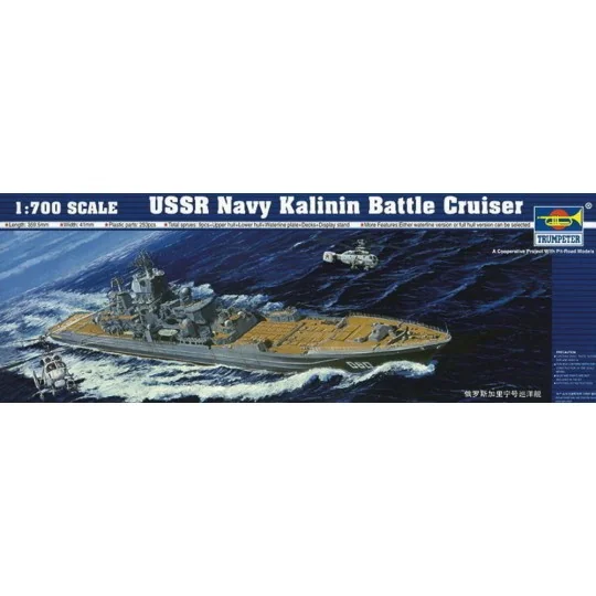 Sowjetischer Kreuzer Kalinin - Trumpeter 05709