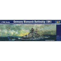 Schlachtschiff Bismarck 1941, 1/700 - Trumpeter 05711