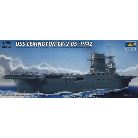 USS Lexington CV-2 05/1942 mit Flugzeugen und Wasserfläche!!!!, 1/7... USS Lexington CV-2 05/1942 mit Flugzeugen und Wasserfläche!!!!, 1/7...