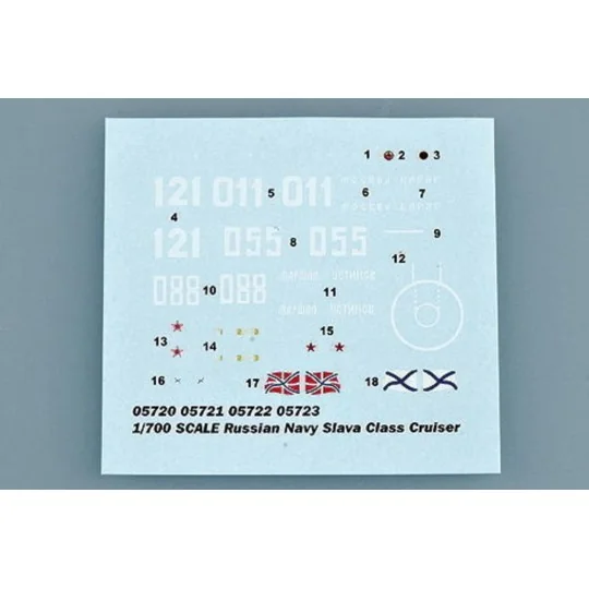 Russ. Kreuzer M. Ustinov Slava Klasse - Trumpeter 05722