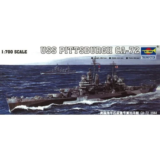 USS Pittsburgh CA-72 1944 - Trumpeter 05726