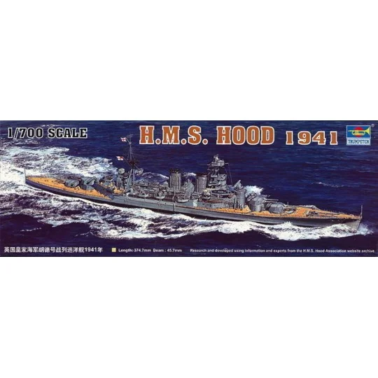 H.M.S Hood 1941, 1/700 - Trumpeter 05740