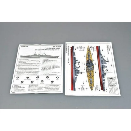 HMS HOOD 1931, 1/700 - Trumpeter 05741