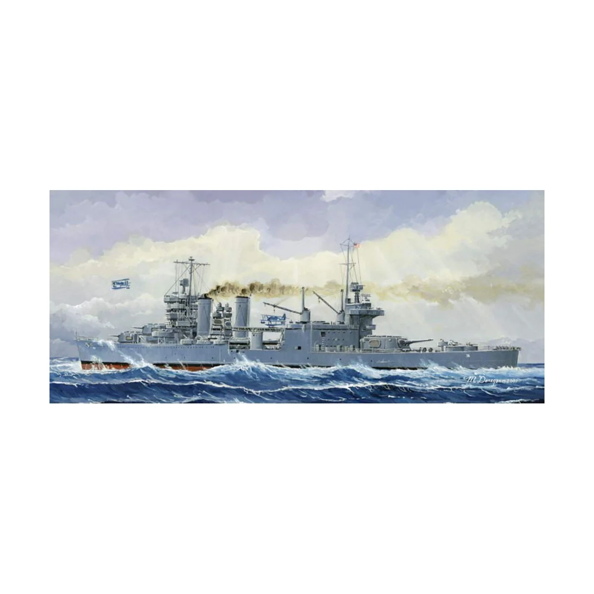 USS Minneapolis CA-36 (1942), 1/700 - Trumpeter 05744