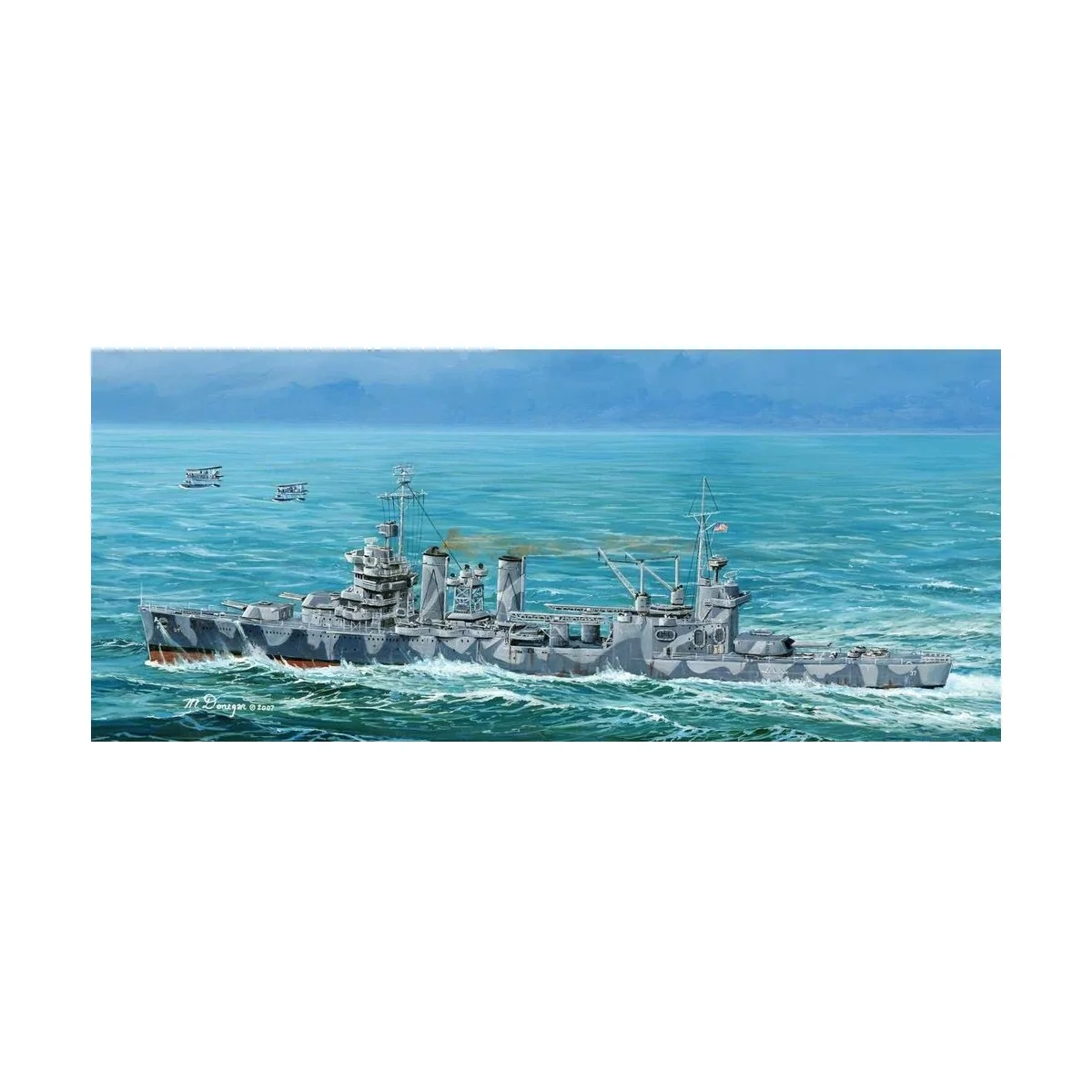 USS Tuscaloosa CA-37, 1/700 - Trumpeter 05745