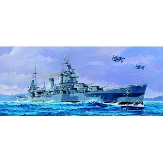 USS San Francisco CA-38 1944, 1/700 - Trumpeter 05747 USS San Francisco CA-38 1944, 1/700 - Trumpeter 05747