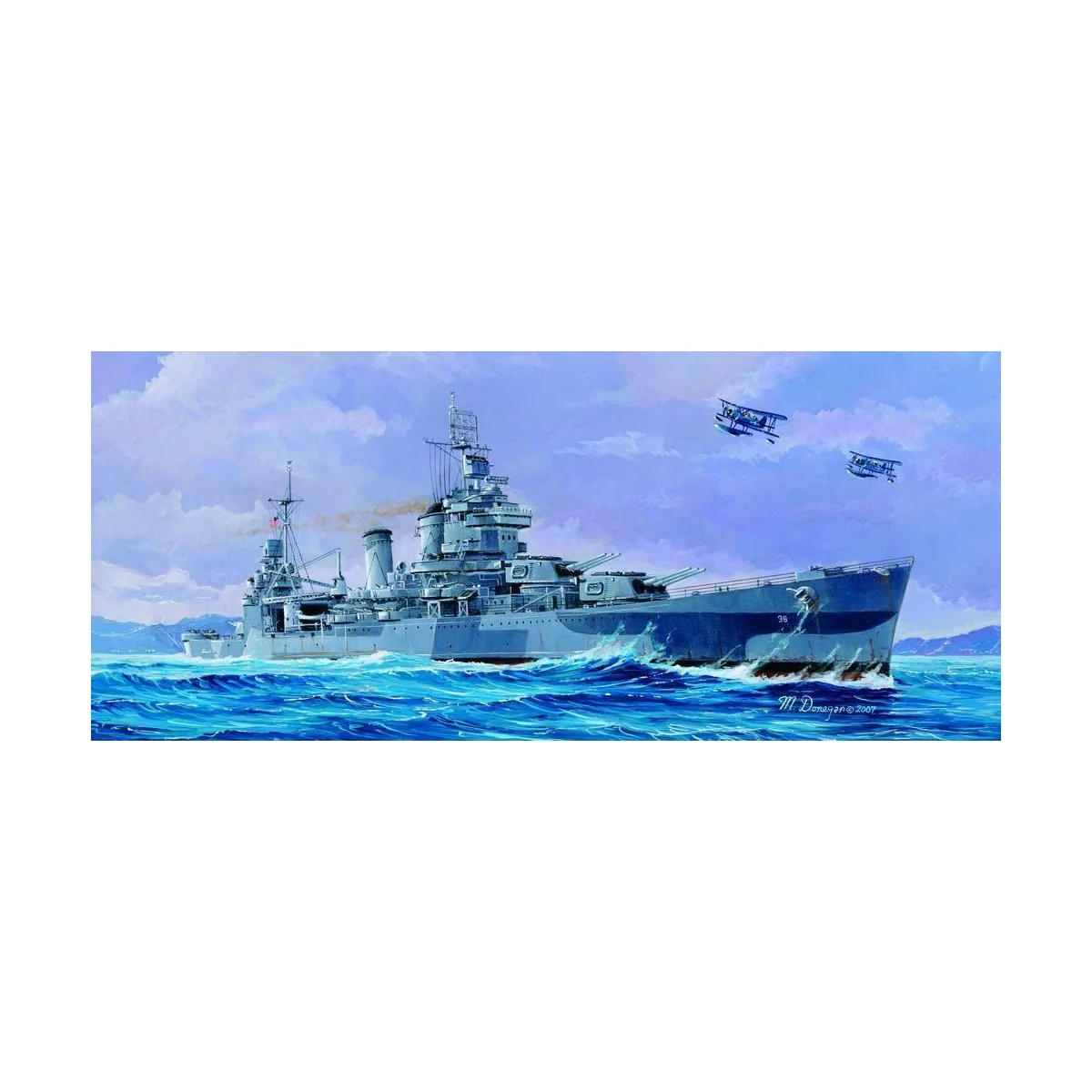 USS San Francisco CA-38 1944, 1/700 - Trumpeter 05747 USS San Francisco CA-38 1944, 1/700 - Trumpeter 05747