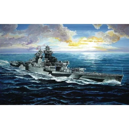 French Navy RICHELIEU 1943, 1/700 - Trumpeter 05750