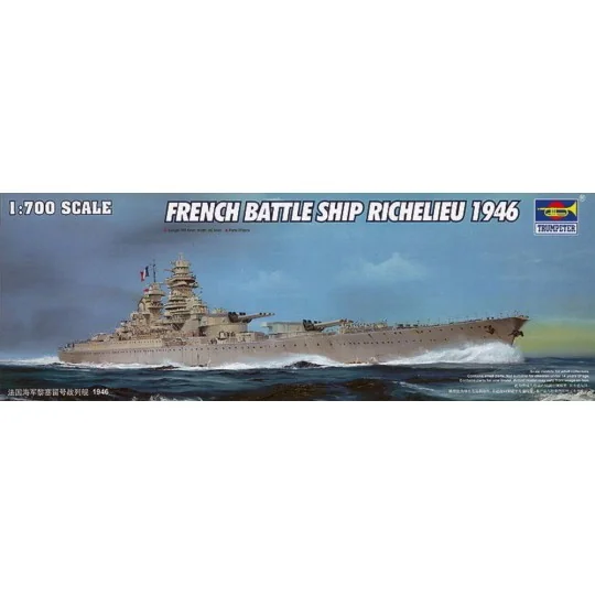 Battelship Richelieu 1949, 1/700 - Trumpeter 05751