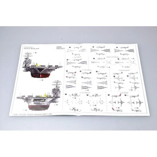 USS Theodore Roosevelt CVN-71 2006, 1/700 - Trumpeter 05754