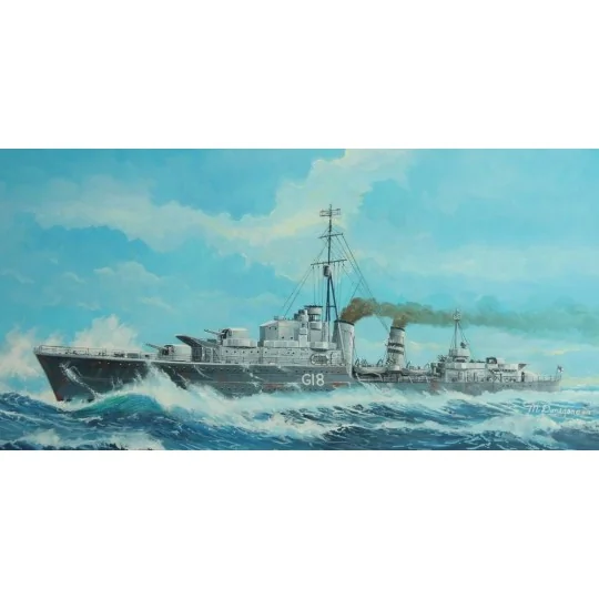 Tribal-class destroyer HMS Zulu (F18)'41 - Trumpeter 05758