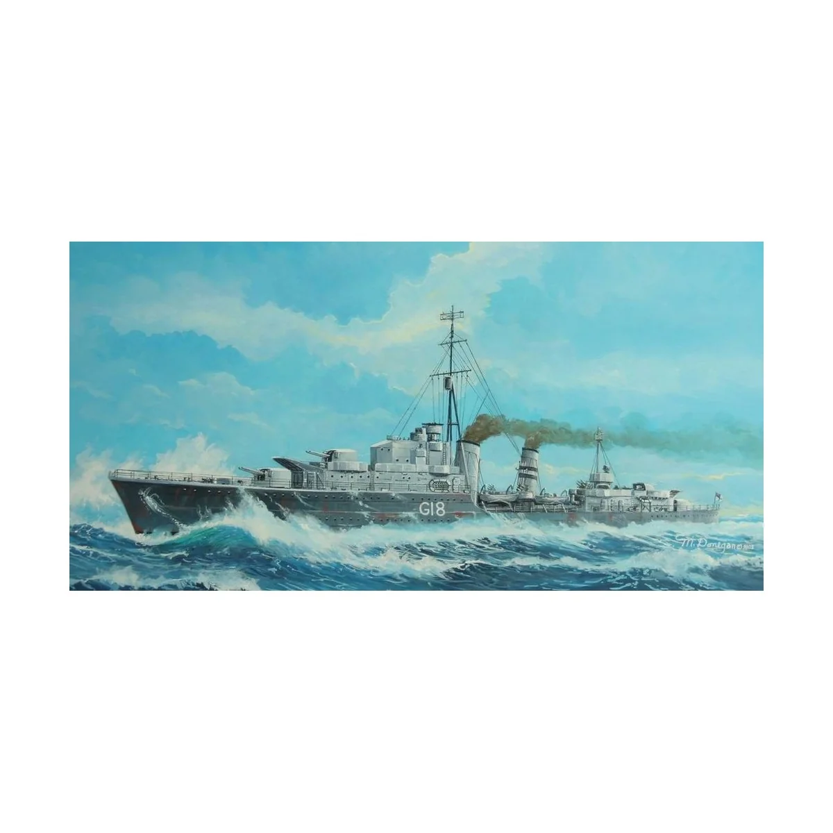 Tribal-class destroyer HMS Zulu (F18)'41 - Trumpeter 05758